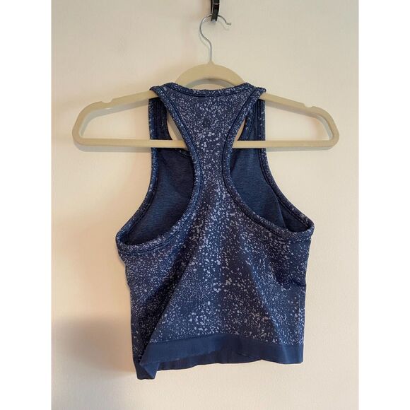 Lululemon Ebb to Street Cropped Racerback Tank Top Distorted Noise Size 4 - Picture 4 of 6